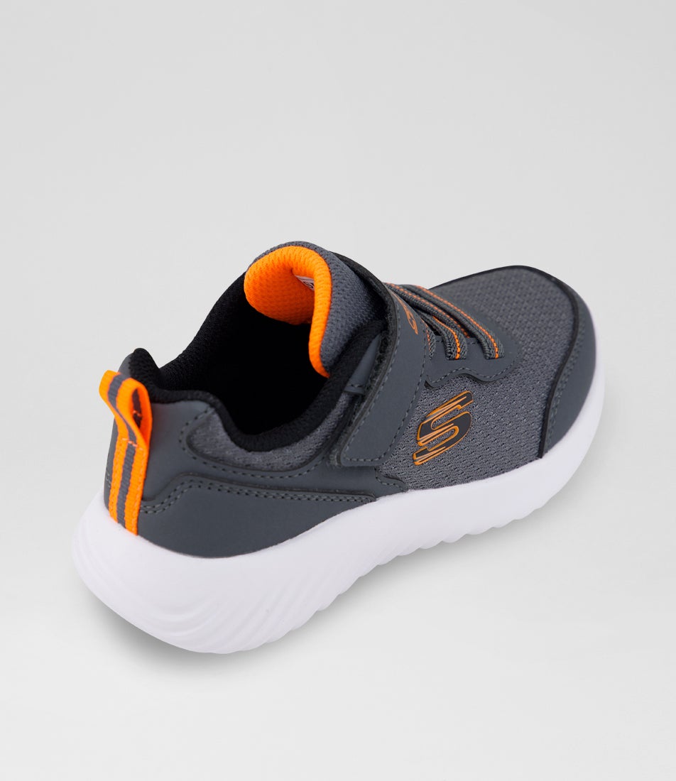 Bounder Techrox Toddler Charcoal Fabric Sneakers