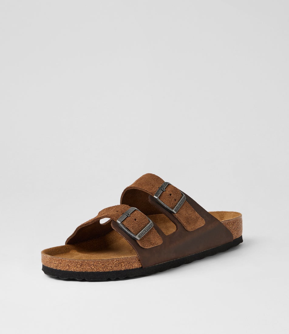Arizona Men's-Dk Tea-Oiled Leather