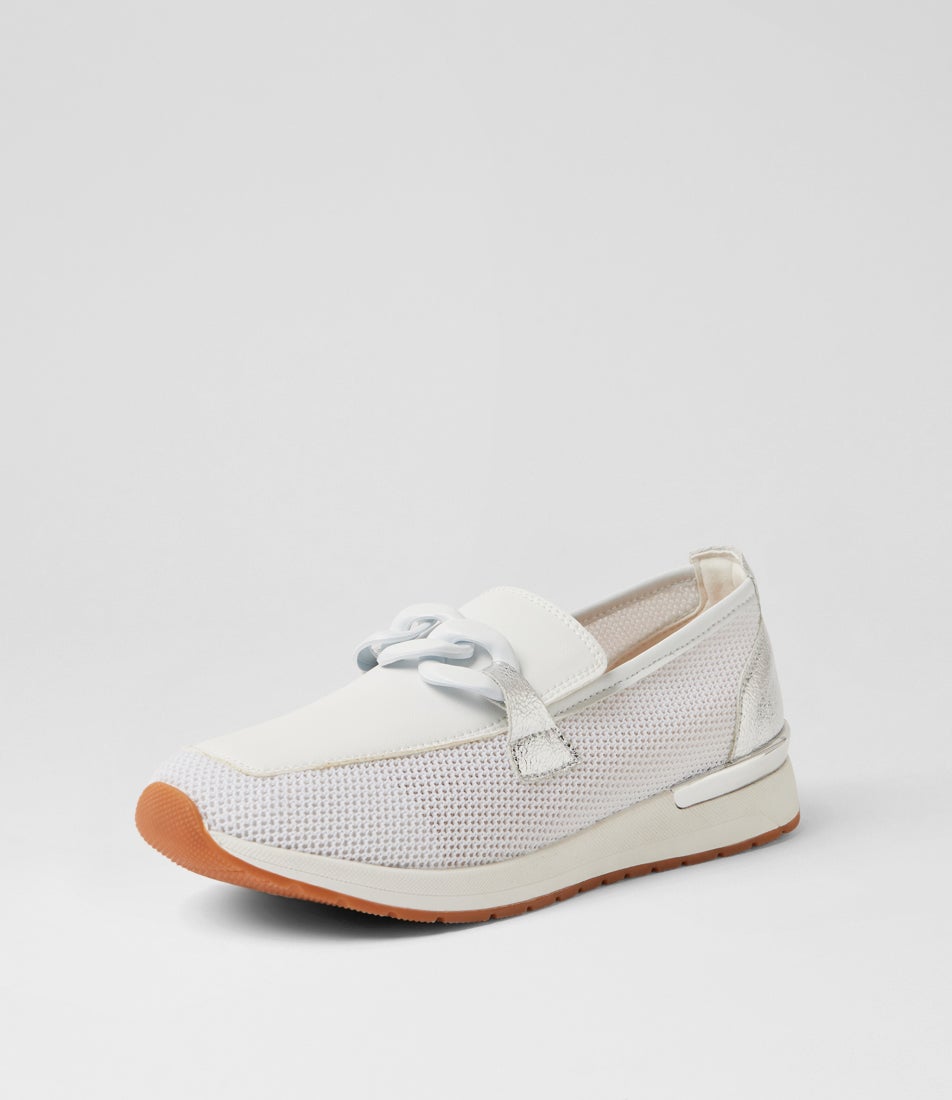 Roosh White Mix Slip Ons Roosh White Mix Slip Ons