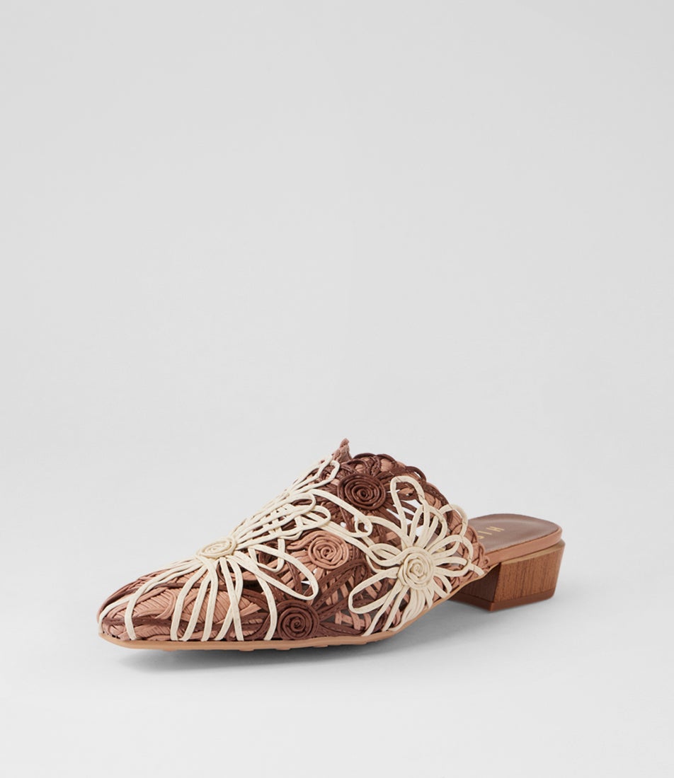 Azucena 40 Natural Leather Heels