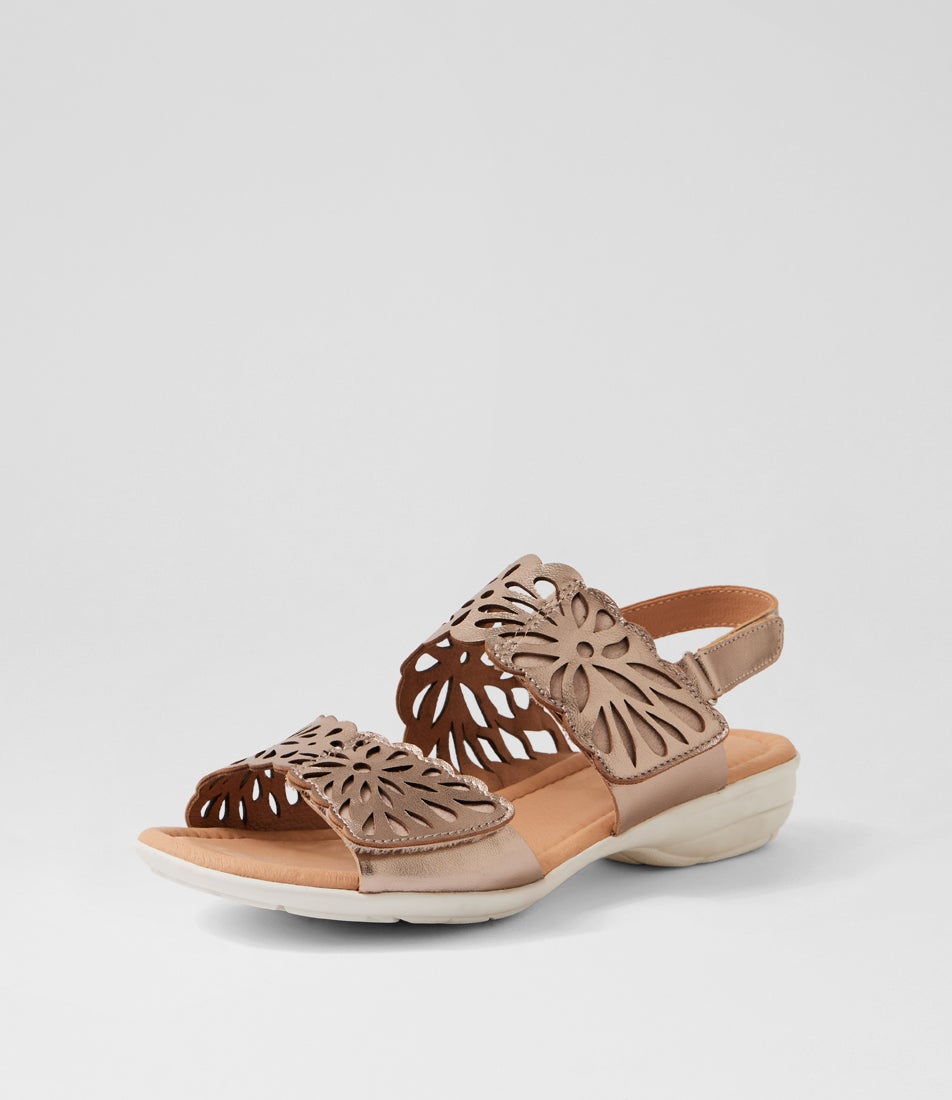 Beckhams Platino Leather Sandals