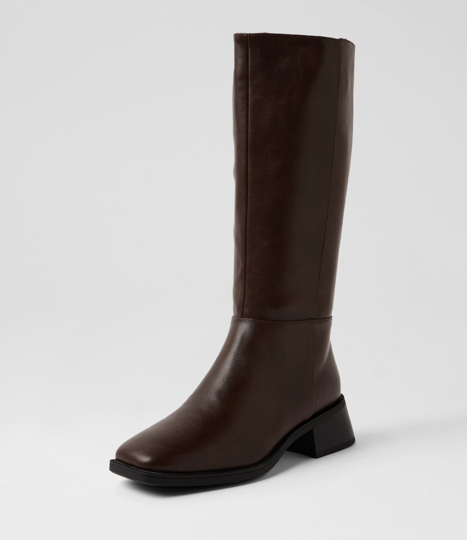 Dena Chocolate Knee High Boots