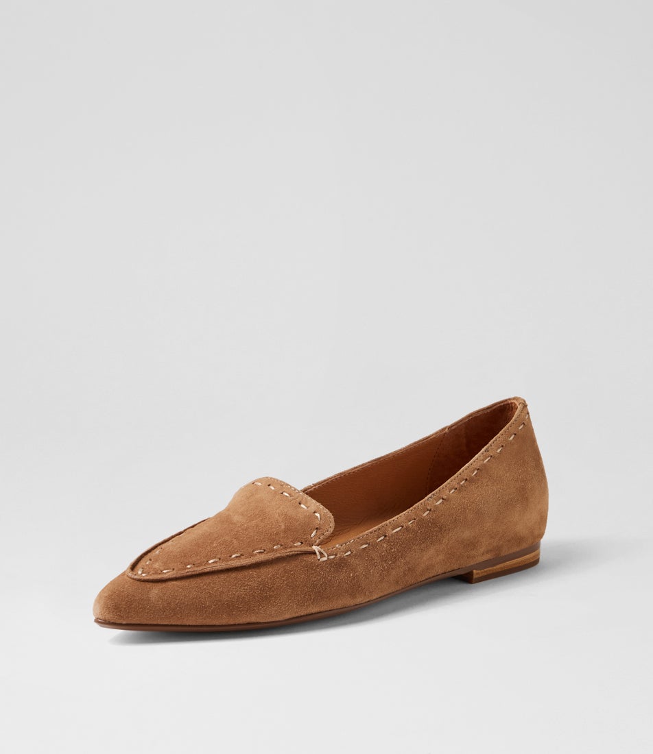 Yivi Light Choc Suede Loafers