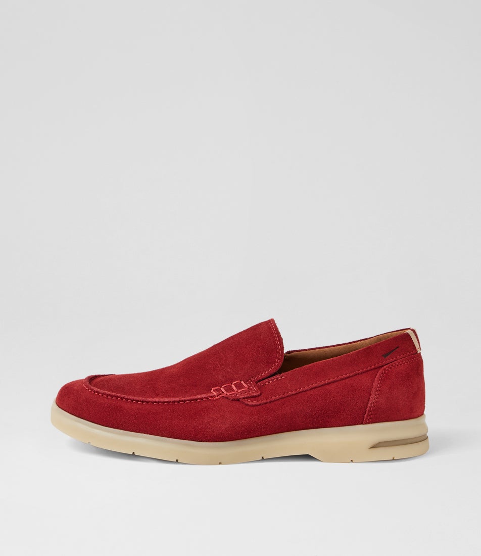 Minnie Red Suede Loafers