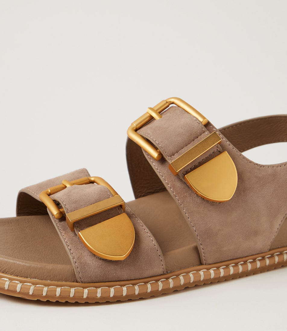 Iwell W Taupe Suede Sandals