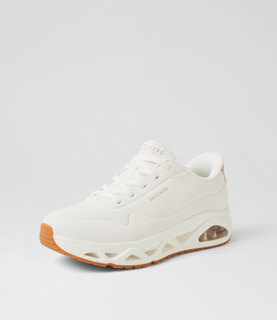 Uno Glide Step Glide On Air Slip Ins White Sneakers