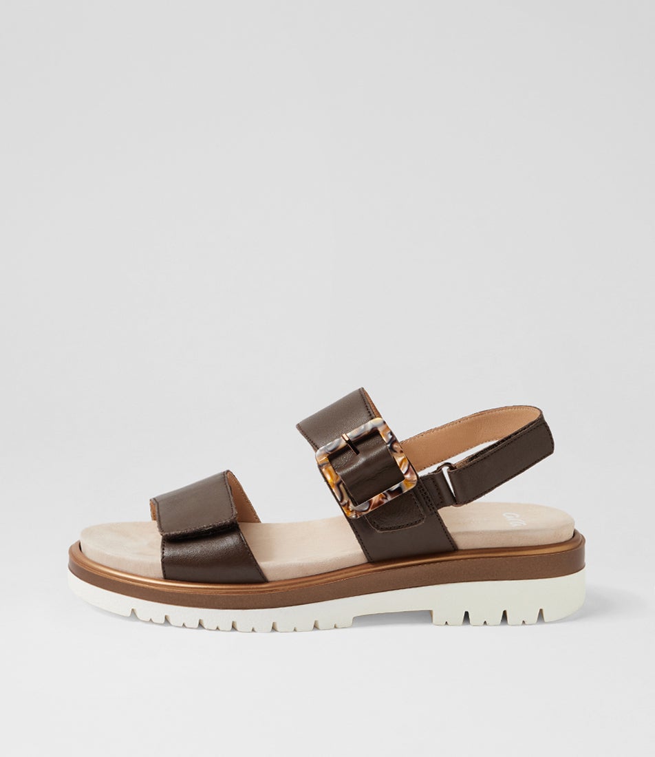 Malaga 3 Mocca Leather Sandals