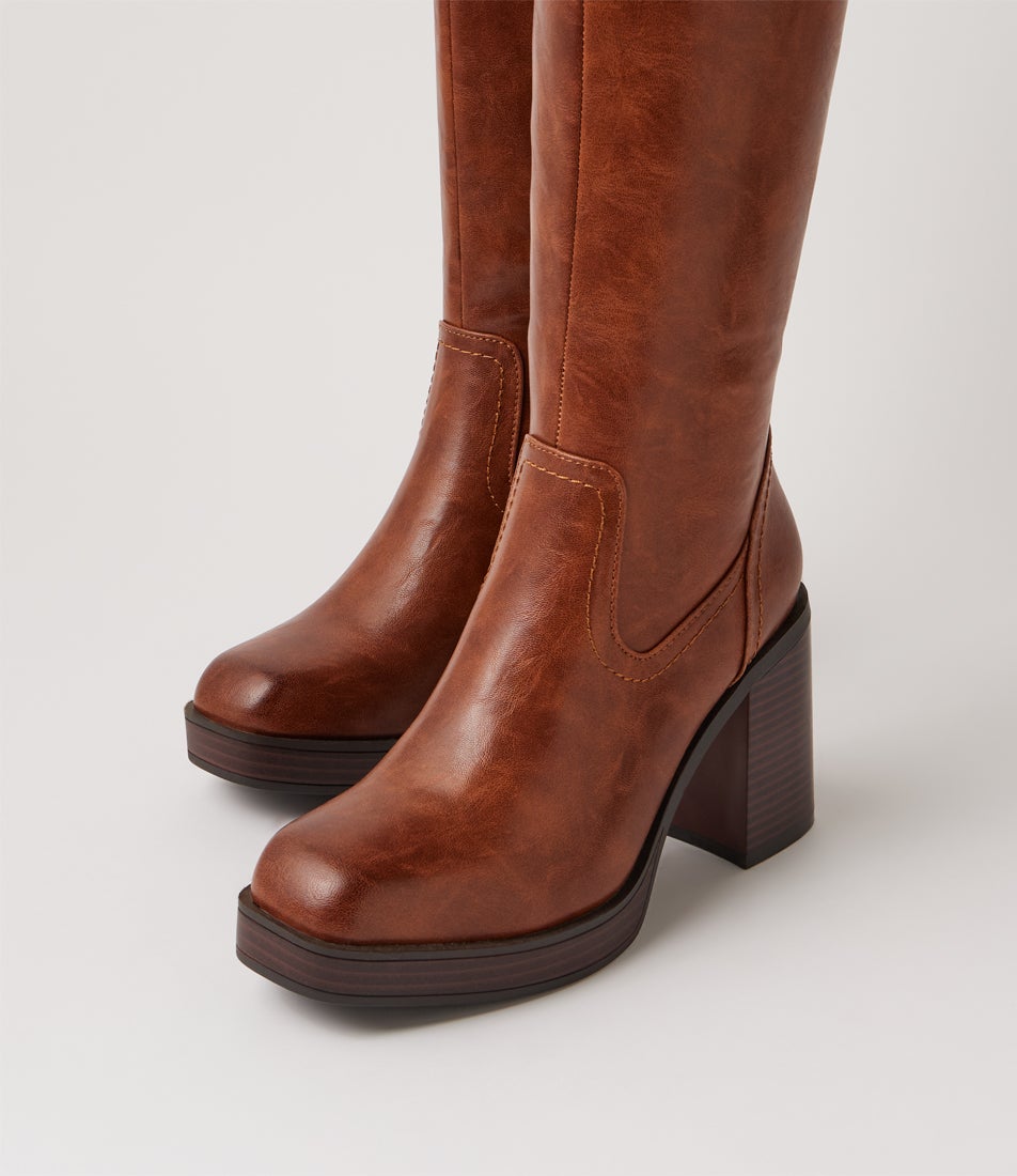 Petty Tan Knee High Boots