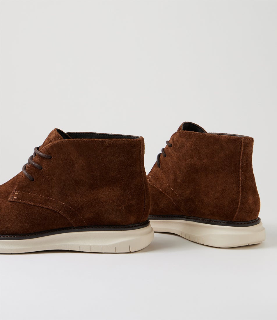 Dolittle Tan Suede Lace Up Boots
