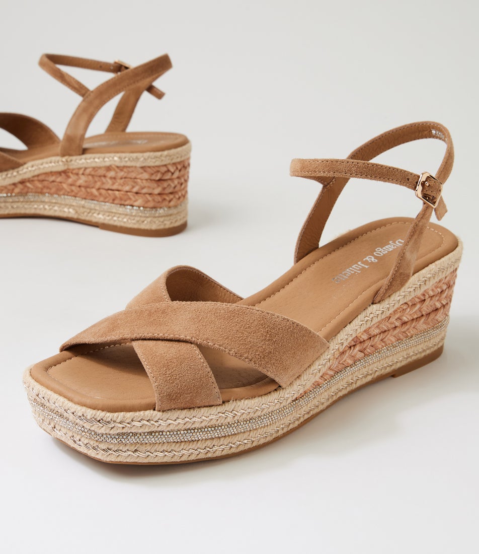 Wandah Light Choc Suede Sandals Wandah Light Choc Suede Sandals