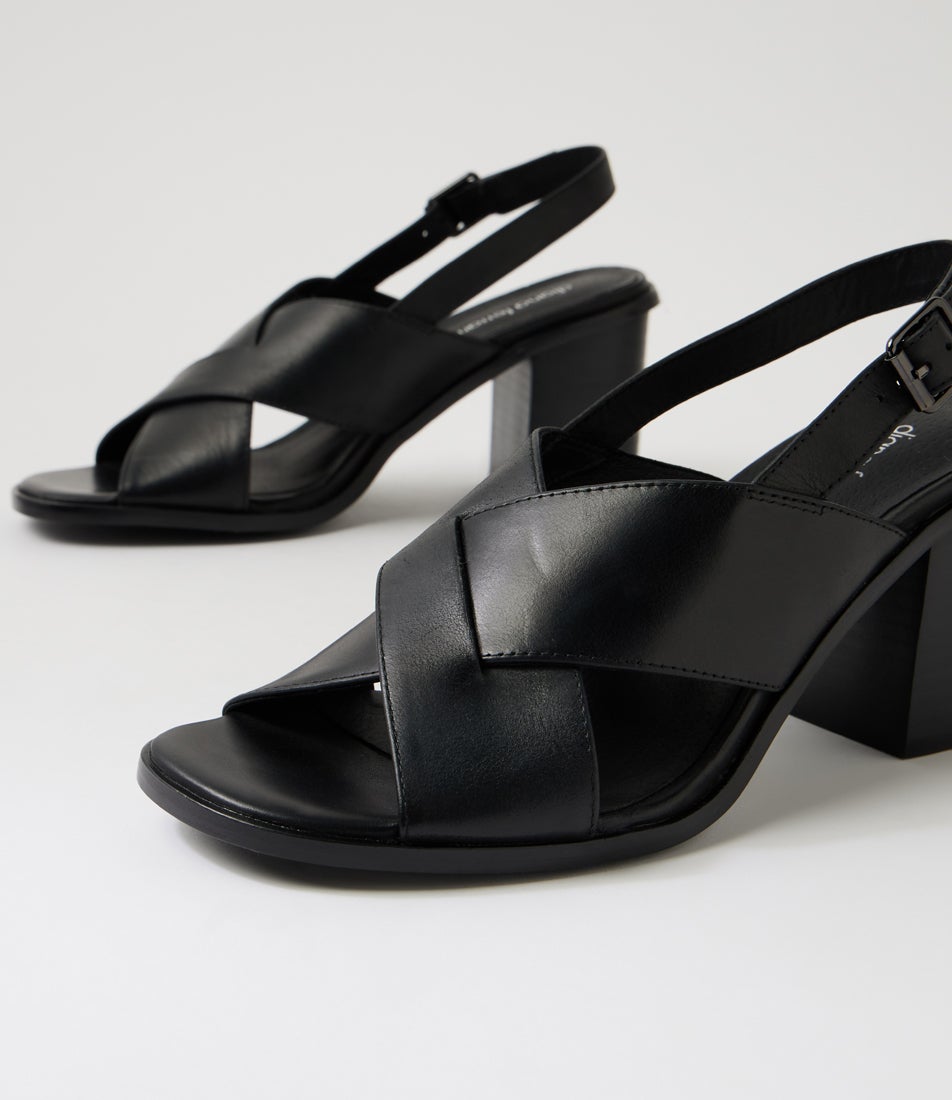 Nesba Black Leather Sandals Nesba Black Leather Sandals