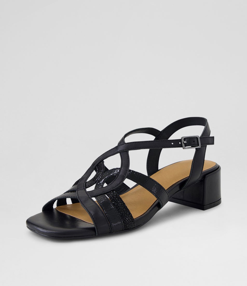 Phoenix D Black Multi Sandals