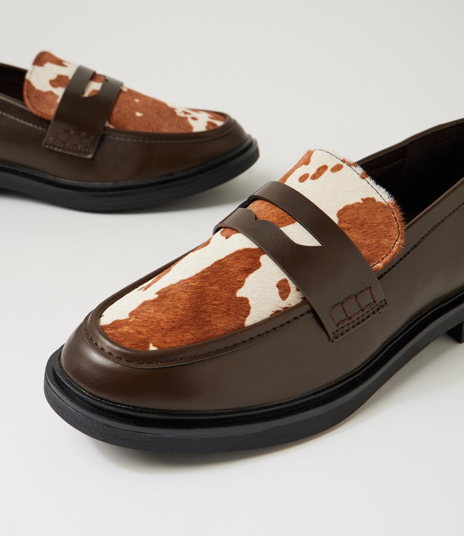 Marko Choc Cow Leather Pu Loafers Marko Choc Cow Leather Pu Loafers