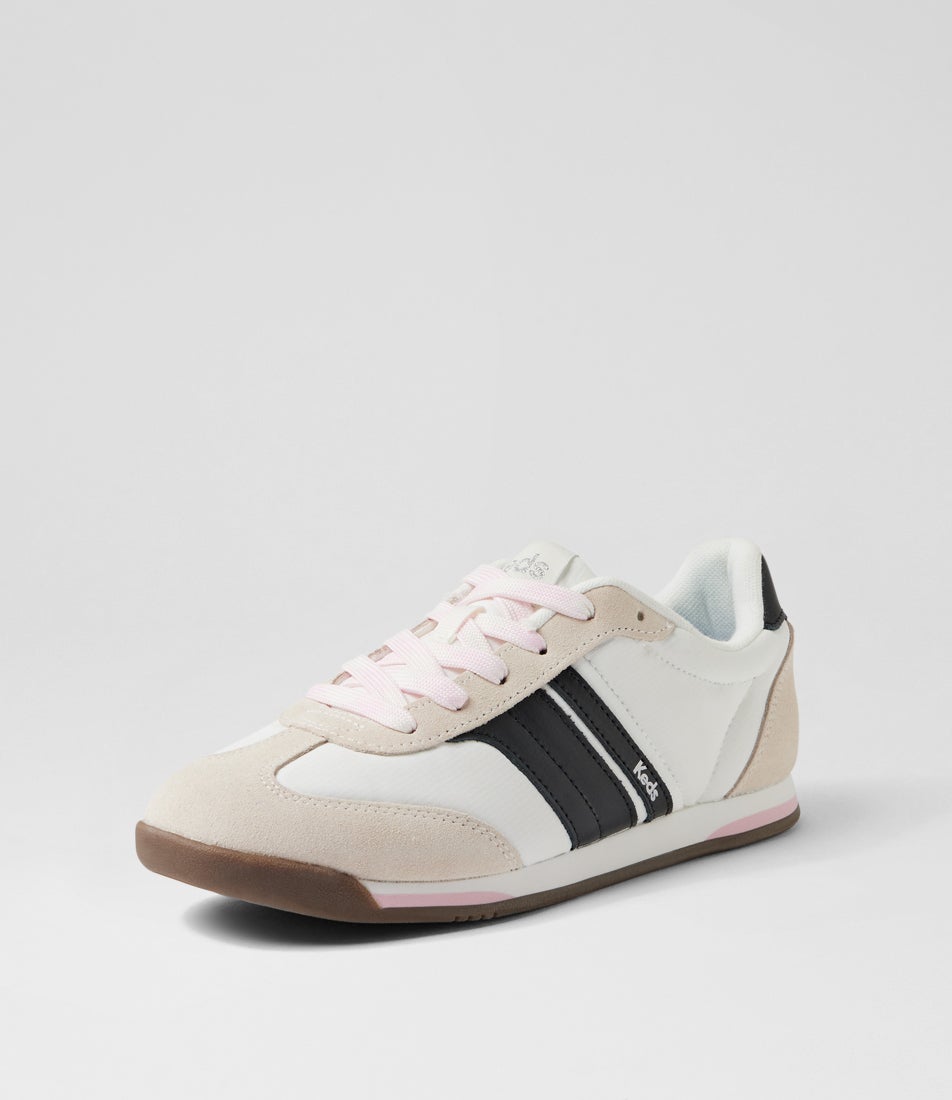 Revival Snow White Suede Nylon Sneakers