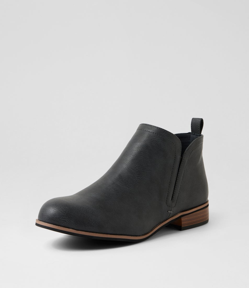 Hattie Steel Blue Ankle Boots