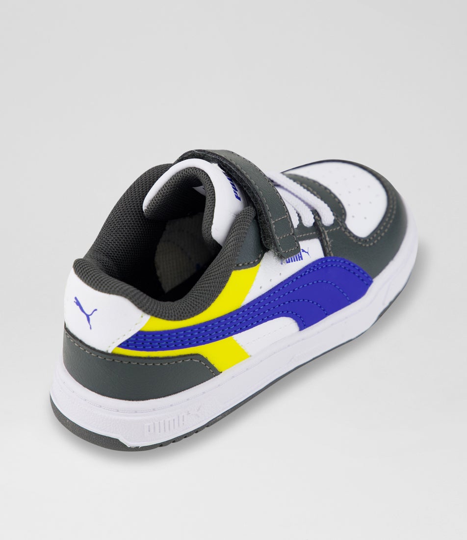 Caven 3 Toddler Shadow Gray Royal Sapphire Sneakers