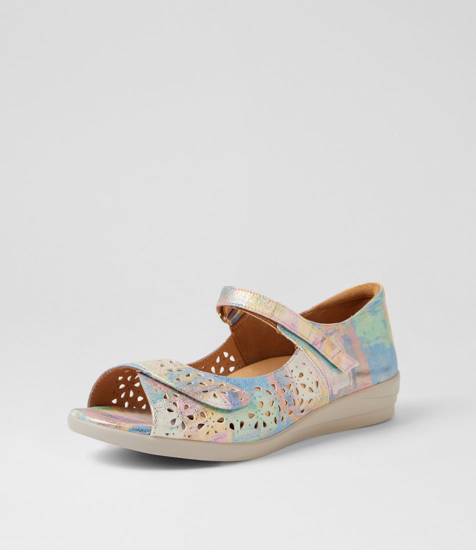 Daffodil W Gelato Multi Leather Sandals