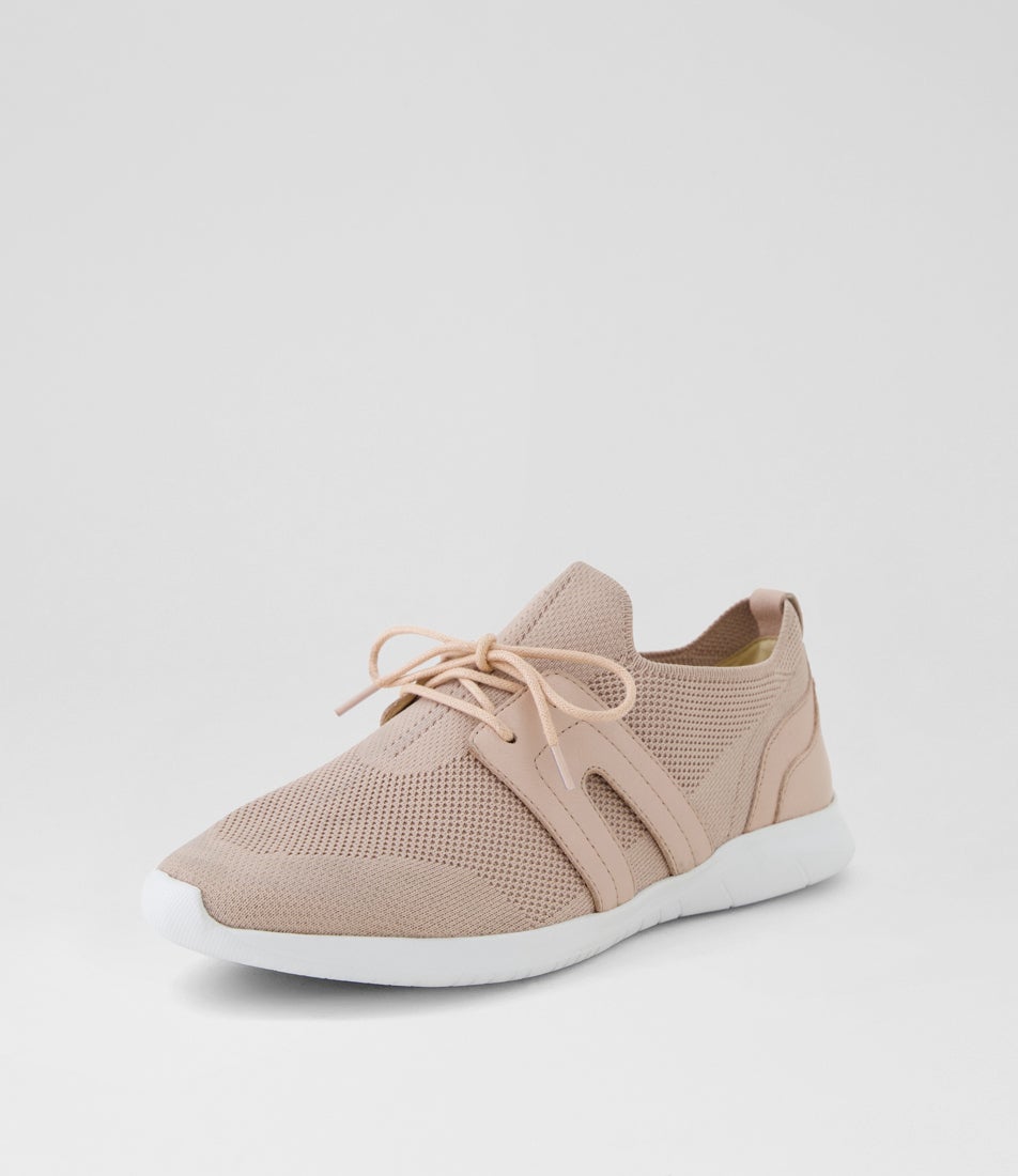 Famel Xf Nude White Fabric Sneakers