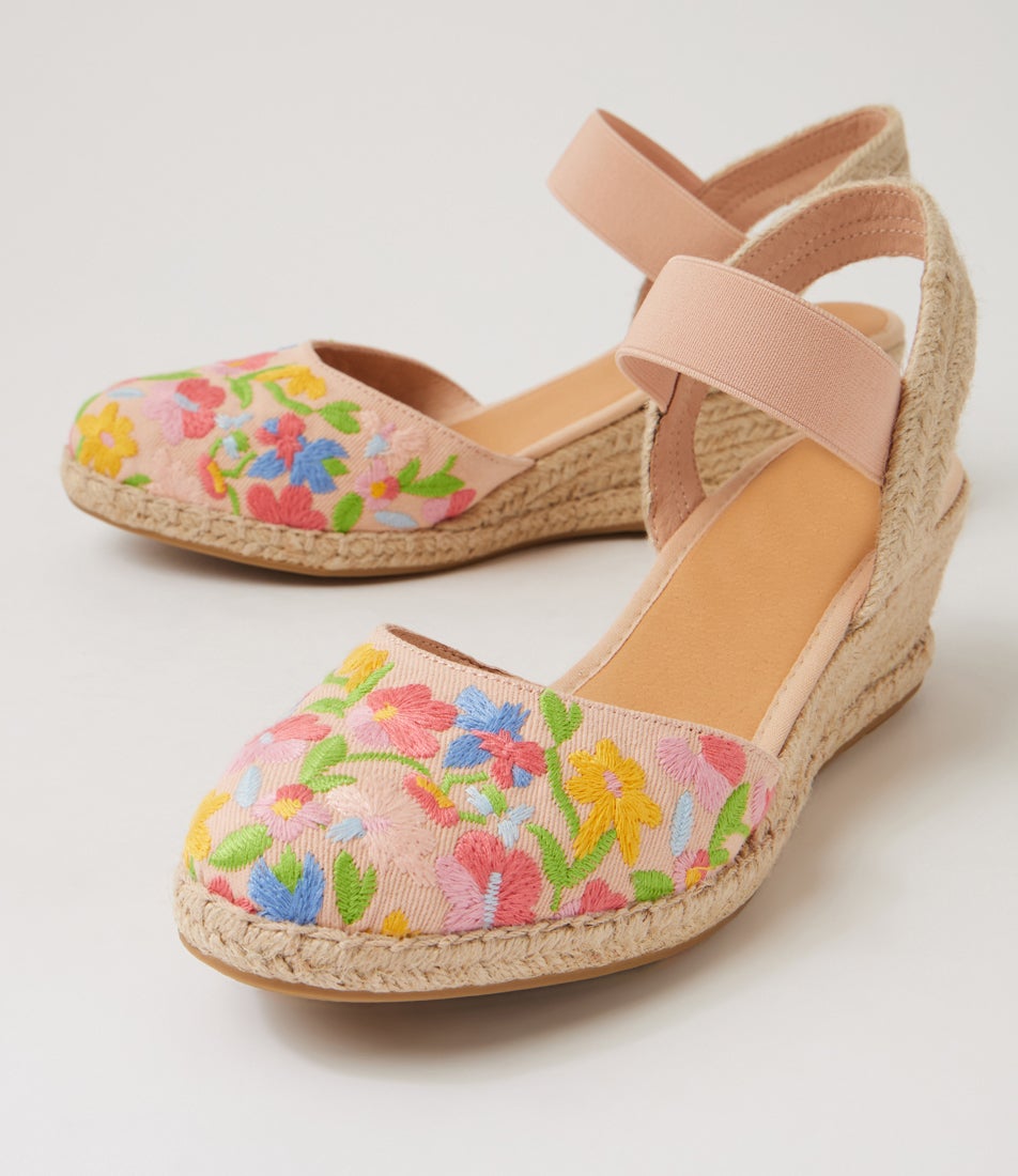 Rotem Pink Gelato Fabric Wedges
