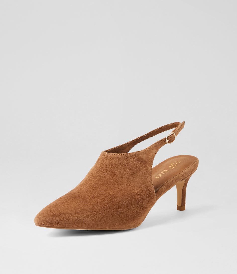 Ciano Nutmeg Suede Heels