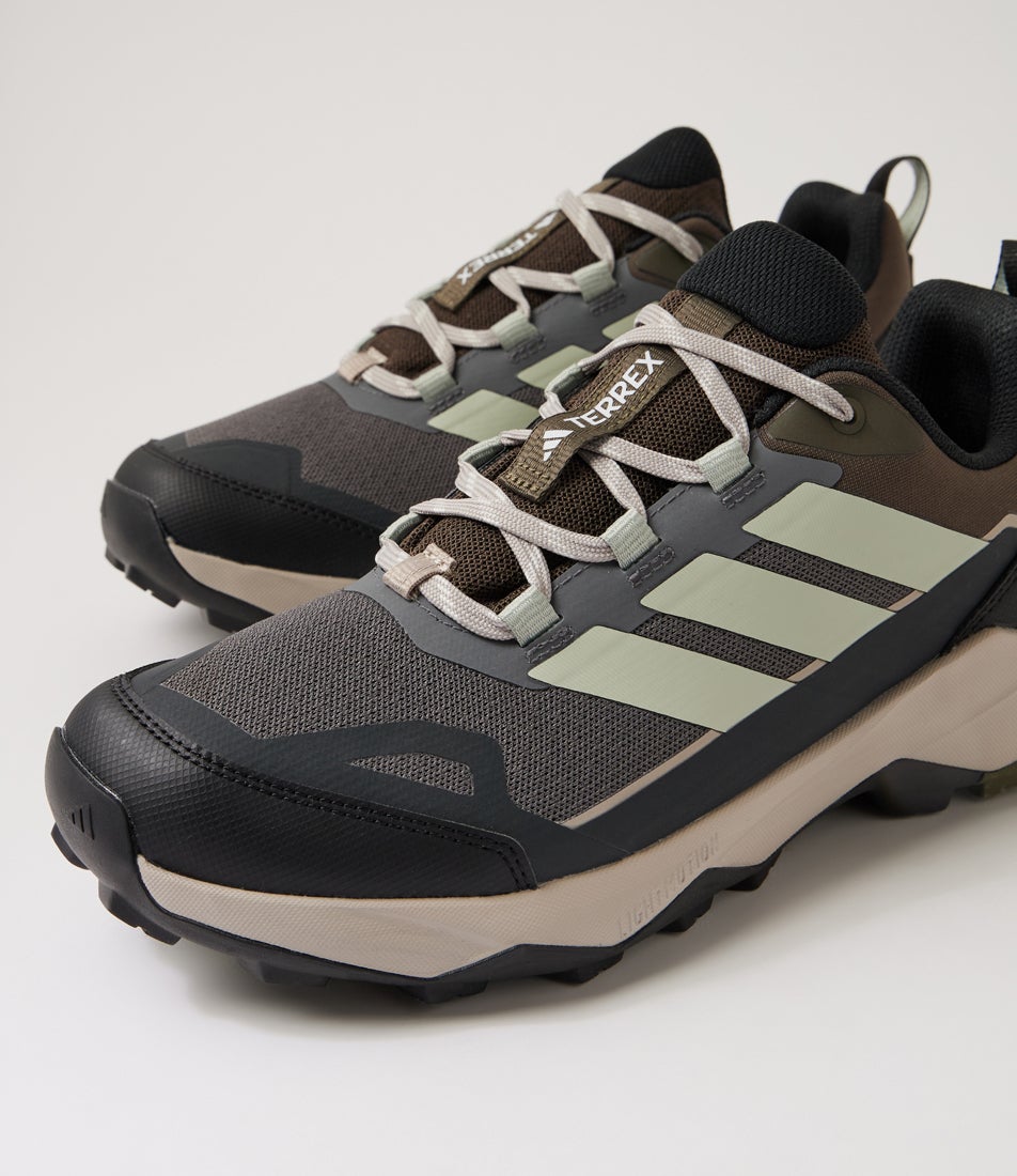 Terrex Skychaser Ax5 M Green Grey Fabric Sneakers Terrex Skychaser Ax5 M Green Grey Fabric Sneakers
