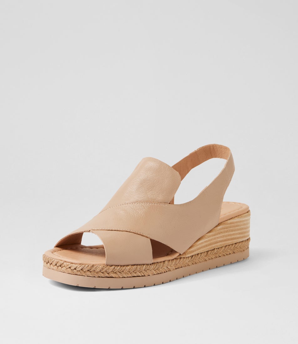 Ilta Cafe Leather Wedges