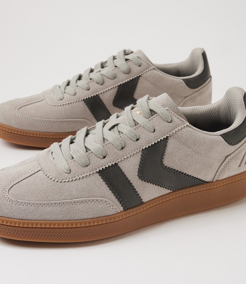 Condor Grey Microsuede Sneakers