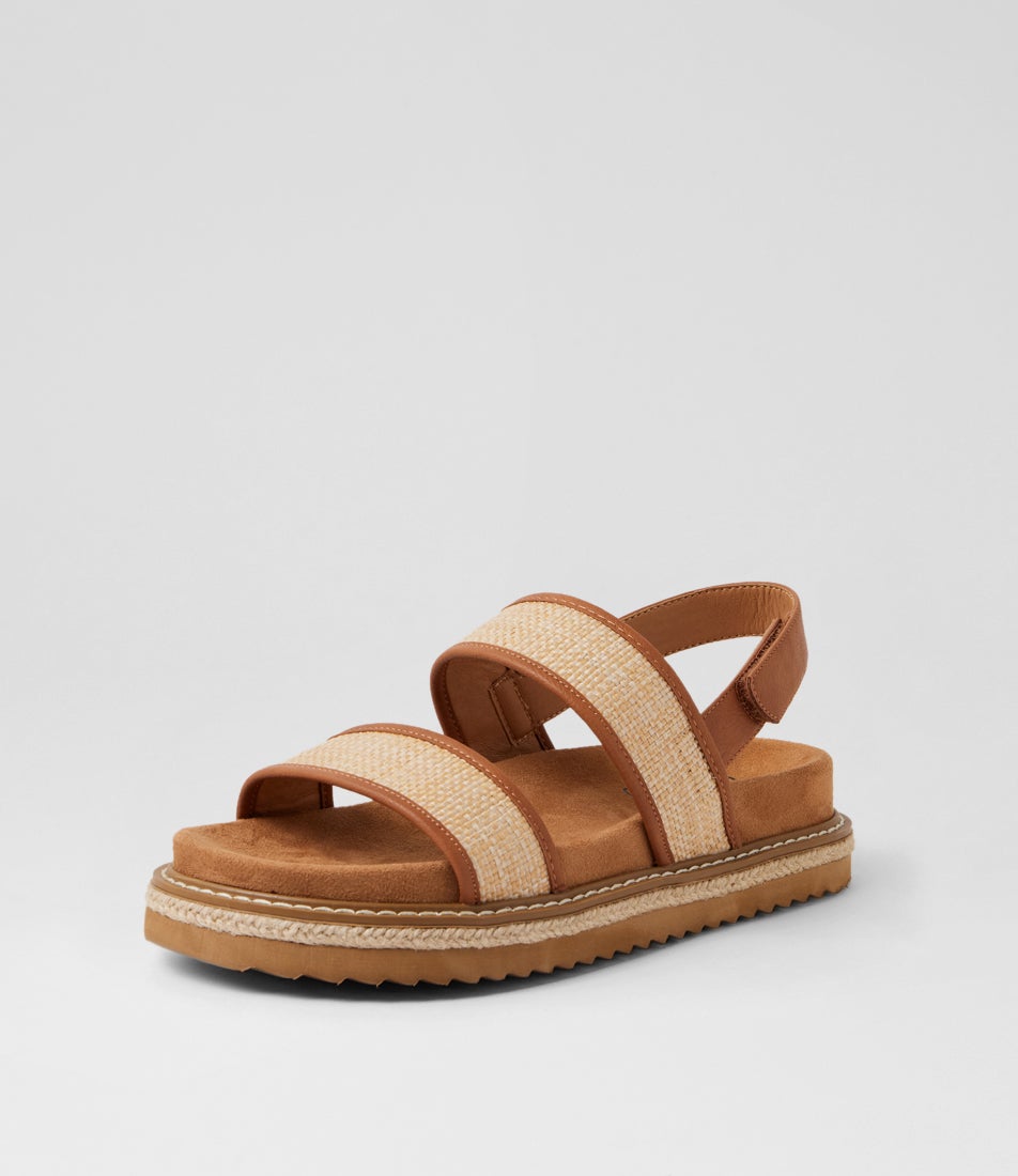 Herry Tan Natural Syn Raffia Sandals
