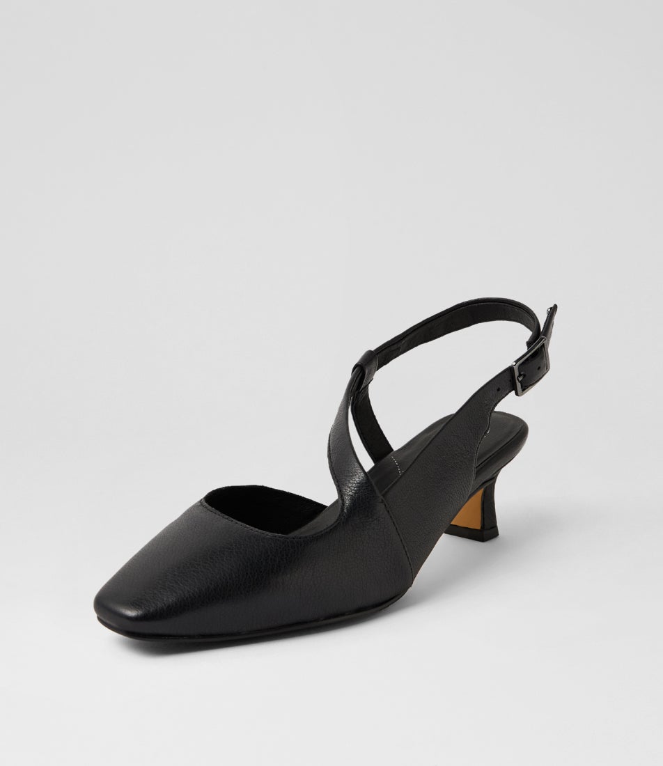 Orello Xw Black Leather Heels Orello Xw Black Leather Heels