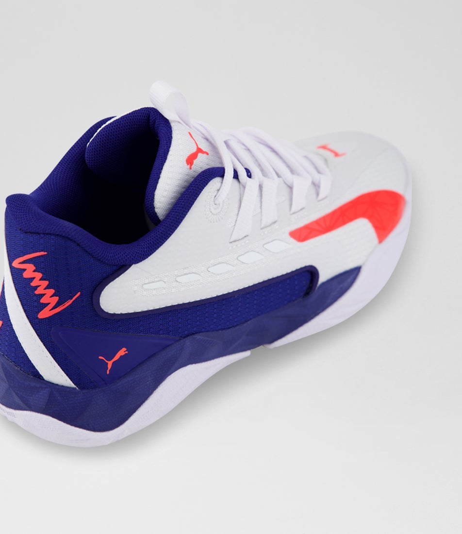 Dagger 2 Youth White Pink Alert Elektro Blue Fabric Sneakers