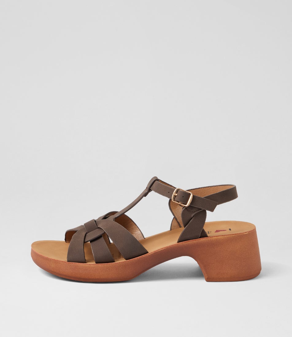 Adelaide Espresso Nubuck Pu Sandals