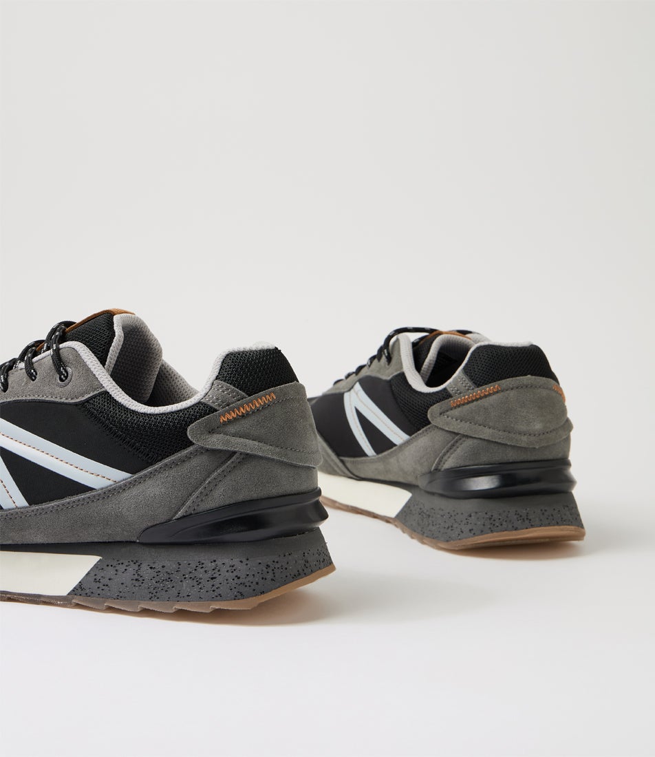 Jazz Grey Black Lace Ups