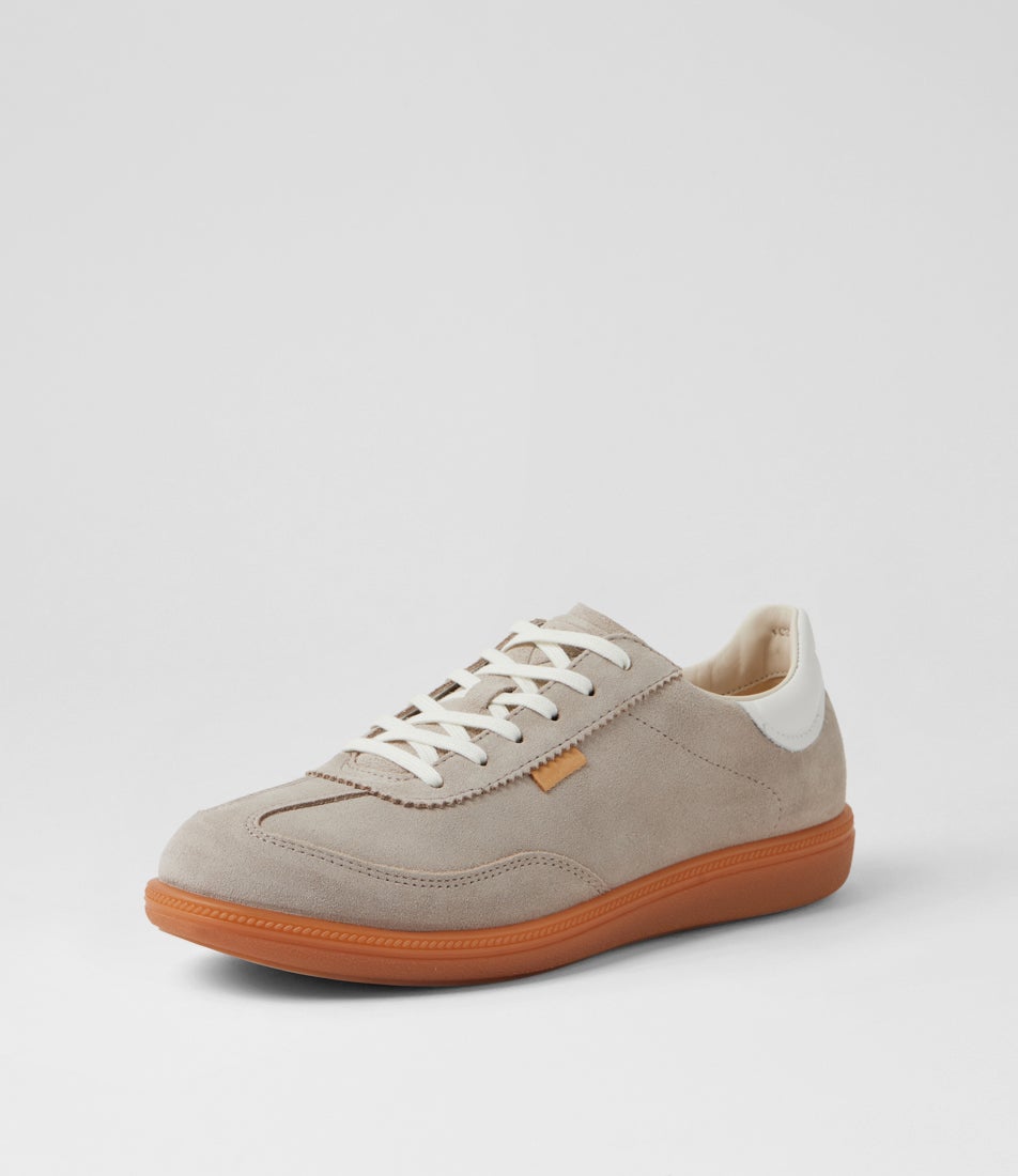 Soft 11 W Pure Cashmere Bright White Suede Lace Up Sneakers