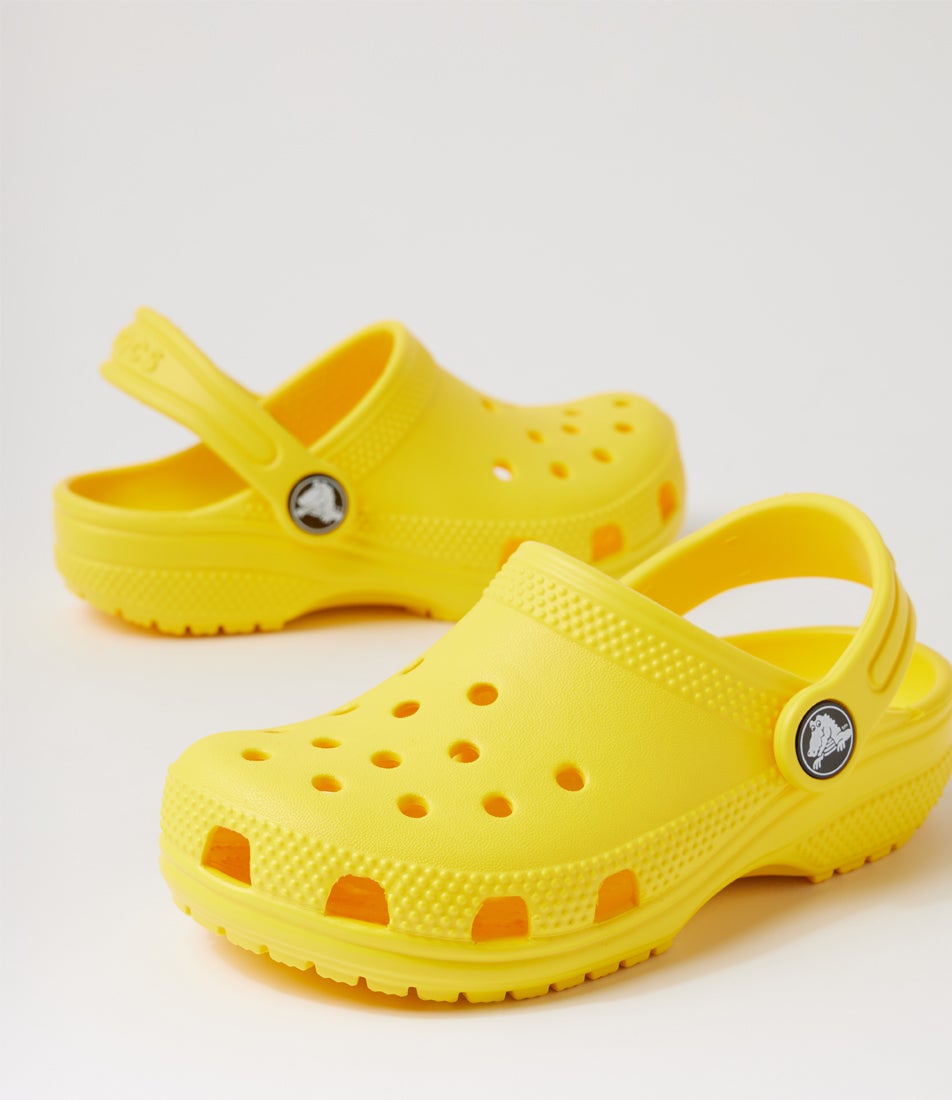 Classic Clog Toddler Lemon Croslite Sandals