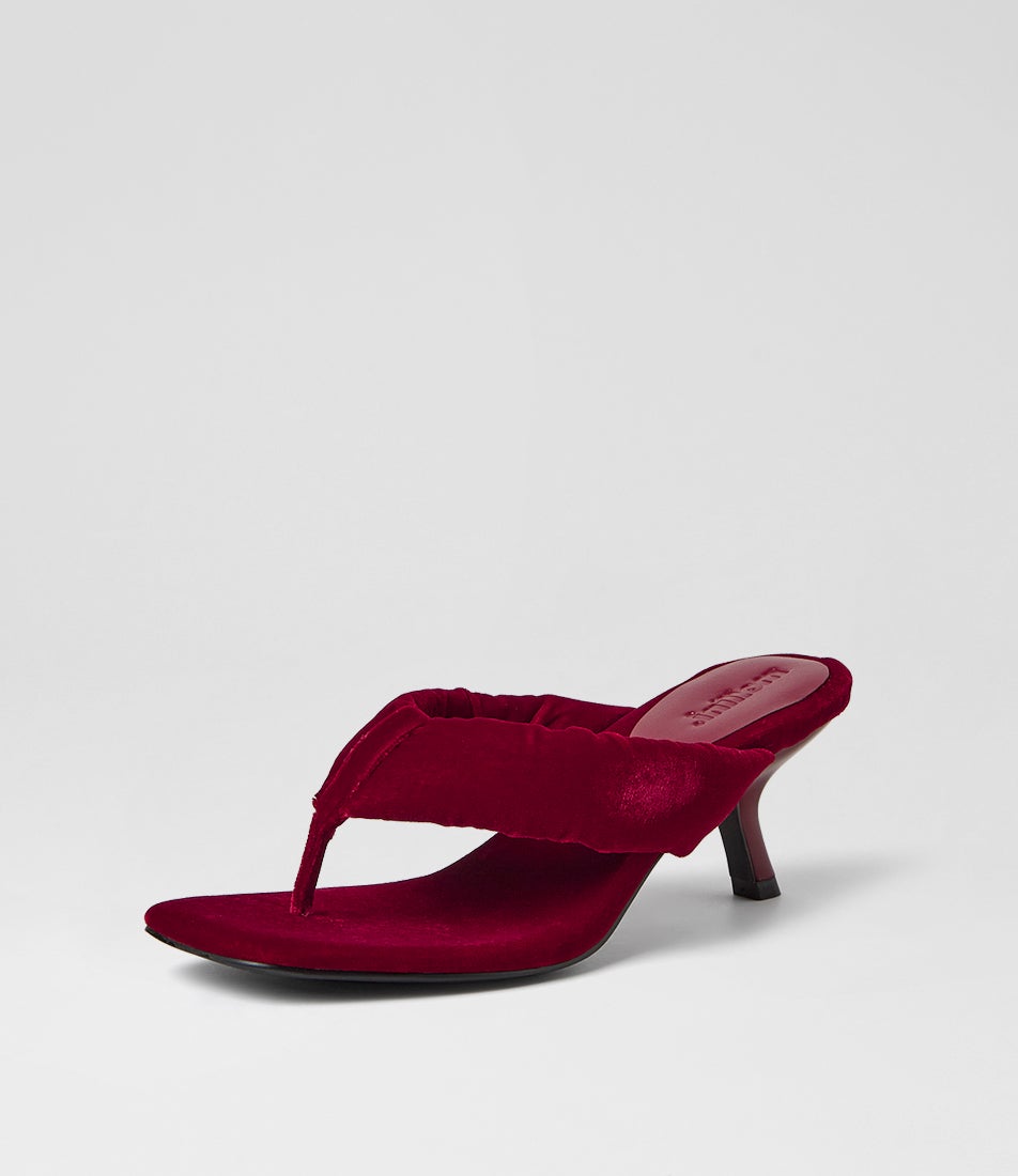 Heedee Ruby Velvet Sandals