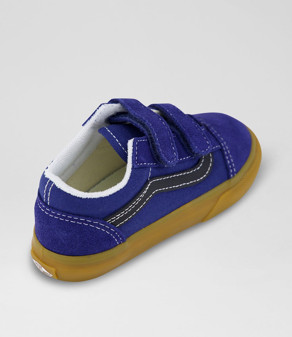 Old Skool Toddler Gum True Navy Suede Sneakers