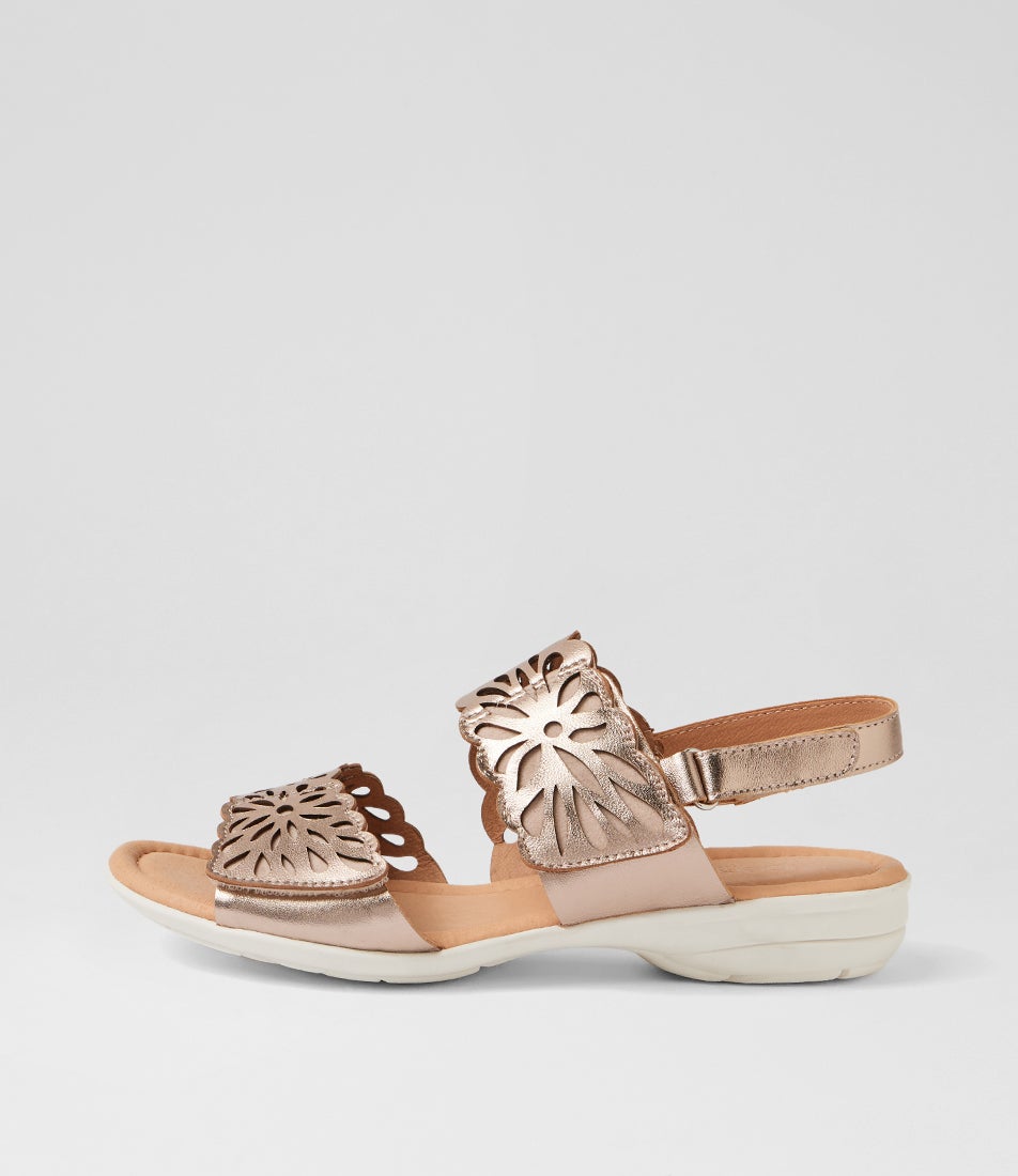 Beckhams Platino Leather Sandals