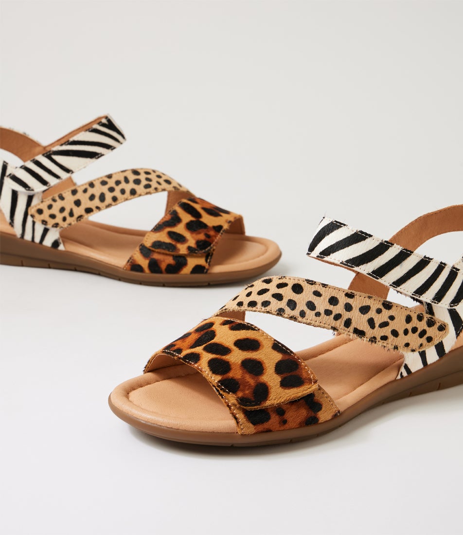Fast Leopard Multi Sandals