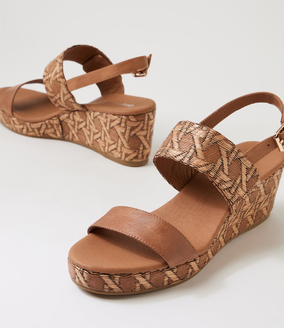Majera Tan Leather Sandals