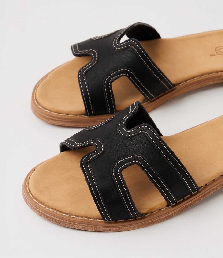 Belle Youth Black Sandals