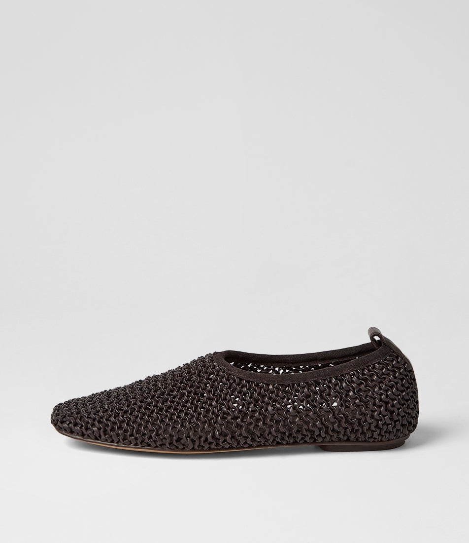 Vevia Choc Ballet Flats