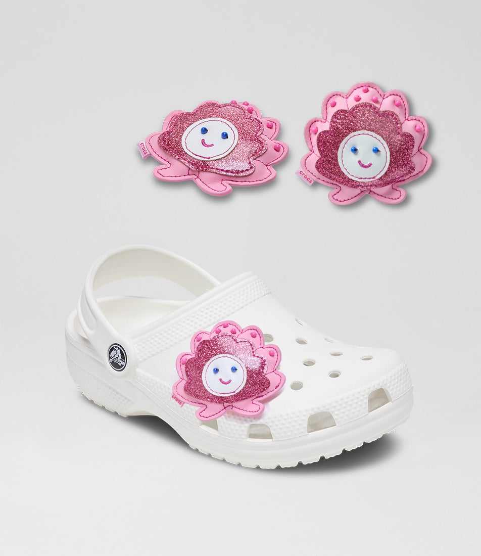 Sparkle Shell Junior Pink Jibbitz