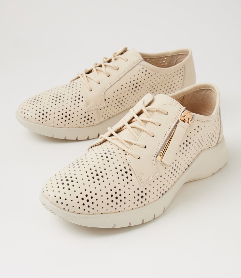 Pozer Xw Almond Leather Sneakers