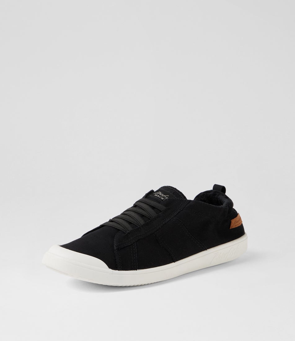 Vex Black Canvas Sneakers