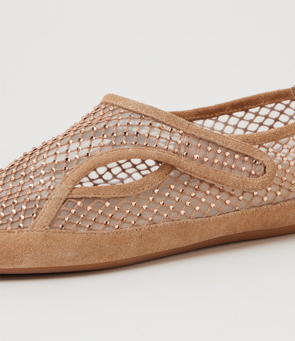 Brandes Cafe Suede Ballet Flats