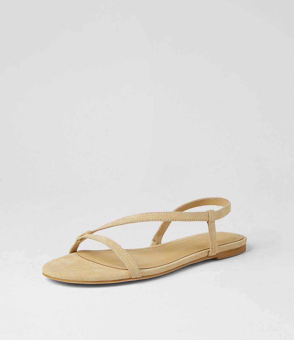 Dusst Lemon Suede Sandals