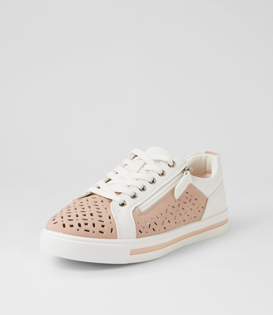 Kolta White Nude Sneakers Kolta White Nude Sneakers