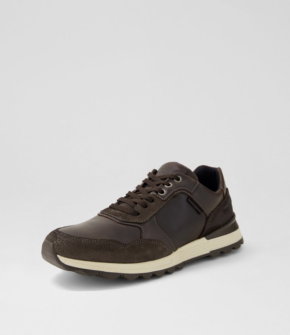 Mello Grey Leather Sneakers