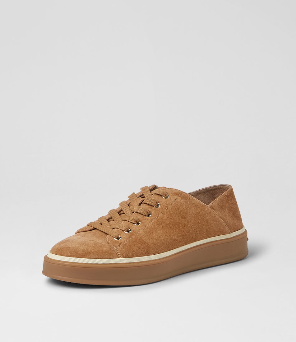 Pianna Tobacco Suede Sneakers