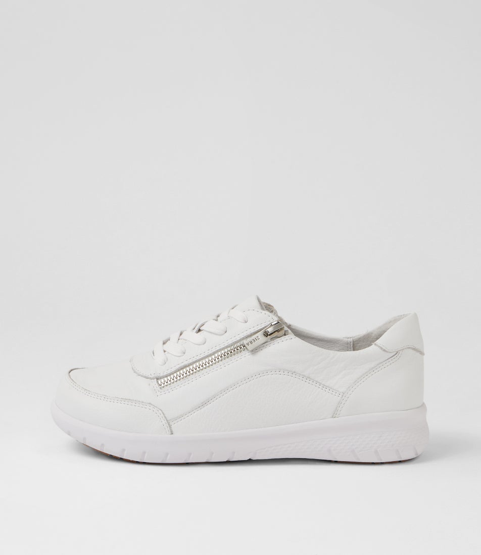 Spela Xw White Leather Sneakers